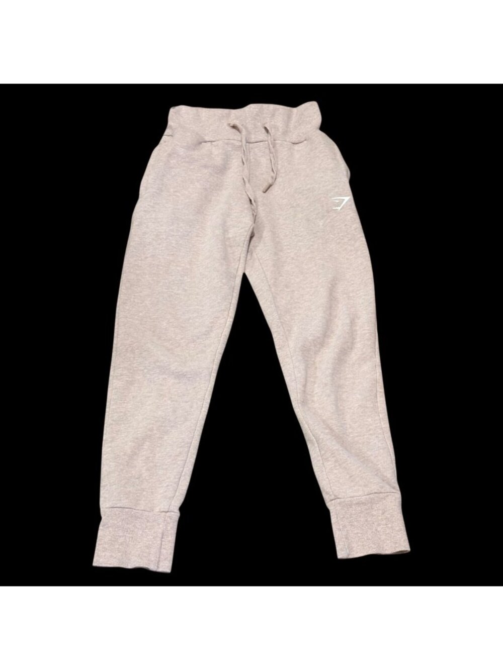 Gymshark Womens Pink Joggers Size S Drawstring Waist Zippered Pockets